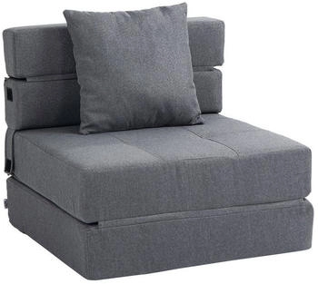 HomCom Schlafsessel 70 x 70 x 61 cm Dunkelgrau