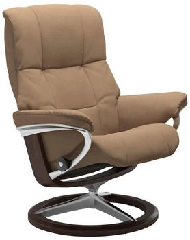 Stressless Relaxsessel Mayfair Signature Base S M & L Gestell Braun, sand DINAMICA, 83x102x73 cm