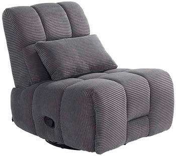 Jockenh&ouml;fer Relaxsessel Doncaster, mit Dreh-,Schauckel-,Relax-und Wippfunktion,angenehm weicher Cordstoff, grau 426/09
