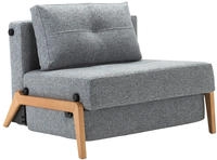 INNOVATION LIVING &trade; Sessel "CUBED Schlafsessel, F&uuml;&szlig;e Eiche, Breite 98cm, hoher