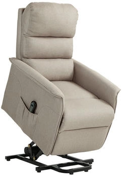 HomCom Fernsehsessel mit Aufstehhilfe 66x96x90cm (713-042V90BG)