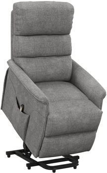 HomCom Fernsehsessel mit Aufstehhilfe 66x96x90cm (713-042V90GY)