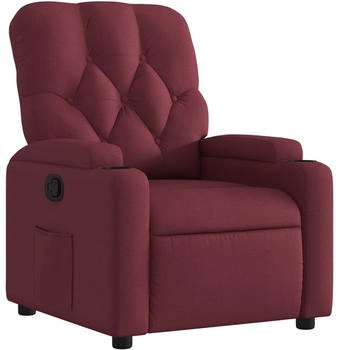 vidaXL Relaxsessel Weinrot Stoff (372482)