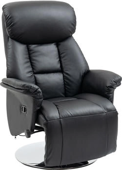 HomCom Relaxsessel schwarz