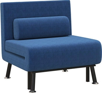 HomCom Schlafsessel 75 x 70 x 75 cm (833-066) dunkelblau
