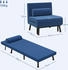 HomCom Schlafsessel 75 x 70 x 75 cm (833-066) dunkelblau