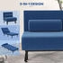 HomCom Schlafsessel 75 x 70 x 75 cm (833-066) dunkelblau