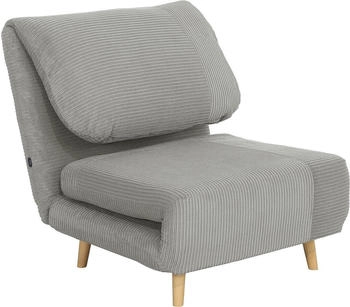 HomCom 2-in-1 Schlafsofa Schlafsessel Verstellbar 82 x 89 x 83 cm (839-463) grau