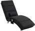 HomCom Relaxliege mit 5 Massagemodi Klappbar (700-167) schwarz