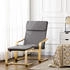 HomCom Relaxsessel mit Fußhocker Ohrensessel mit Armlehne und Leinenbezug (833-814) grau