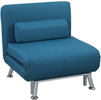 HomCom Schlafsessel (833-066) blau