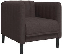vidaXL Sessel Dunkelbraun Stoff