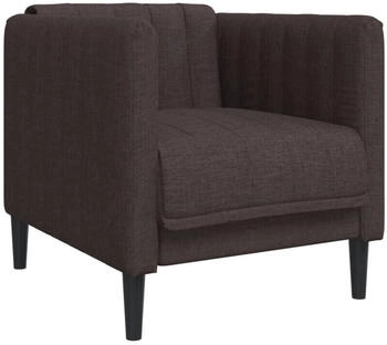 vidaXL Sessel Dunkelbraun Stoff (372598)