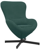 vidaXL Eiersessel Dunkelgr&uuml;n 63 x 73 x 90 cm Samt