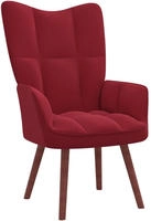 vidaXL Relaxsessel Blau Samt