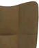 vidaXL Relaxsessel Braun Samt (328059)