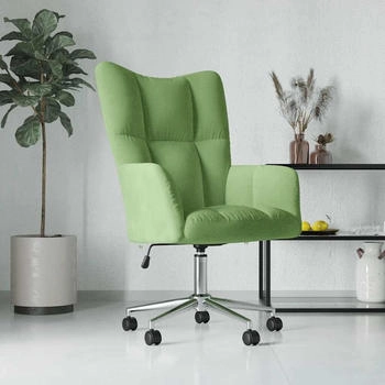 vidaXL Relaxsessel Hellgr&uuml;n Samt (328164)