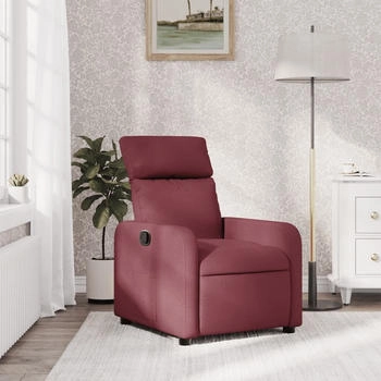 vidaXL Relaxsessel Weinrot Stoff (374168)
