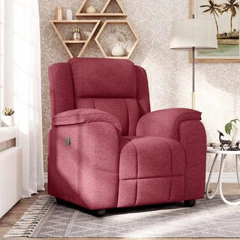 vidaXL Relaxsessel Weinrot Stoff (4015703)