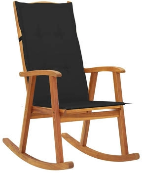 vidaXL Schaukelstuhl mit Auflagen Massivholz Akazie 57x100x117 cm (3064186)