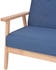 vidaXL Sessel Blau Stoff (244654)