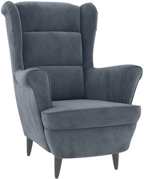 vidaXL Sessel Dunkelgrau Samt 78x90x96 (324060)