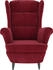 vidaXL Sessel Weinrot Samt 78x90x96 (324064)