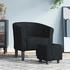 vidaXL Clubsessel Schwarz Samt 70x56x68 cm (356443)