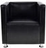 vidaXL Clubsessel Weiß Kunstleder 71x54x69 cm (240069)
