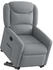 vidaXL Relaxsessel mit Aufstehhilfe Hellgrau Stoff (3303194)