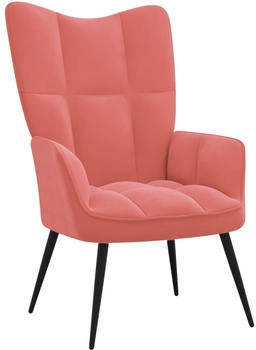 vidaXL Relaxsessel Rosa Samt 61x70x96 (328077)