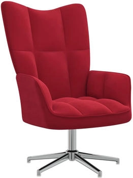 vidaXL Relaxsessel Weinrot Samt 62x68x91 cm (328122)