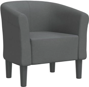 vidaXL Clubsessel Dunkelgrau Stoff 70x56x68 cm (356430)