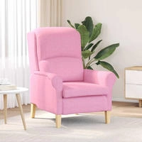 vidaXL Sessel Rosa Stoff