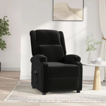 vidaXL Relaxsessel Elektrisch Schwarz Samt 70x93x98 cm (3098399)