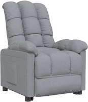 Relaxsessel Hellgrau Stoff - Vidaxl