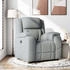 vidaXL Relaxsessel Hellgrau Stoff (4015700)