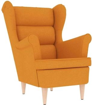 vidaXL Sessel Dunkelgelb 74x84x100 cm Stoff 74x84x100 cm (4016904)