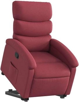 vidaXL Relaxsessel mit Aufstehhilfe Weinrot Stoff (3203981)