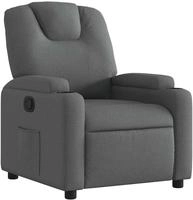 vidaXL Relaxsessel Dunkelgrau Stoff