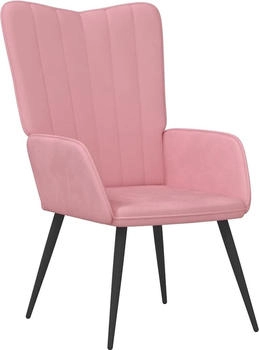 vidaXL Relaxsessel Rosa Samt 61x70x96 (327681)