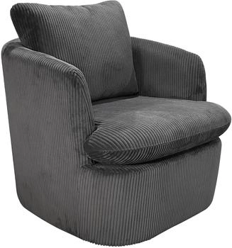 byLIVING Sessel Harmony dunkelgrau, 360° drehbar (4251942250138)