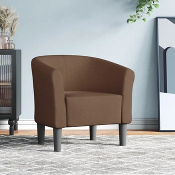vidaXL Clubsessel Braun Stoff 70x56x68 cm (356428)