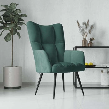 vidaXL Relaxsessel Dunkelgrün Samt 61x70x96 (328075)