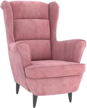 vidaXL Sessel Rosa Samt 78x90x96 (324063)