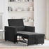 vidaXL 3-in-1 Einzelsofa-Bett wandelbar schwarzes Velvet (42002703)