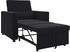 vidaXL 3-in-1 Einzelsofa-Bett wandelbar schwarzes Velvet (42002703)