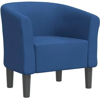 vidaXL Clubsessel Blau Stoff 70x56x68 cm (356431)