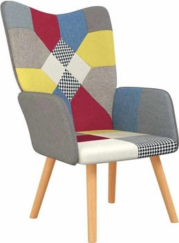 vidaXL Relaxsessel Patchwork Stoff (328183)