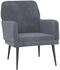 vidaXL Sessel Dunkelgrau 62x79x79 cm Samt 62x79x79 cm (351405)
